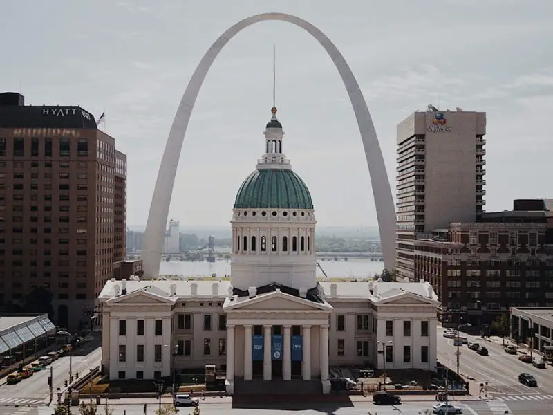 Gateway Arch and the St. Louis skyline